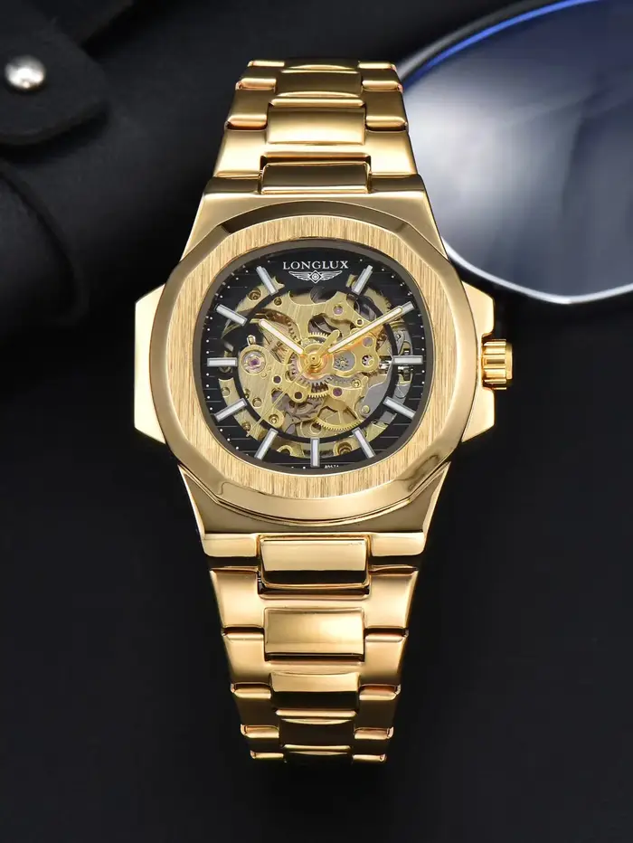 Montre automatique mécanique pour homme LONGLUX
