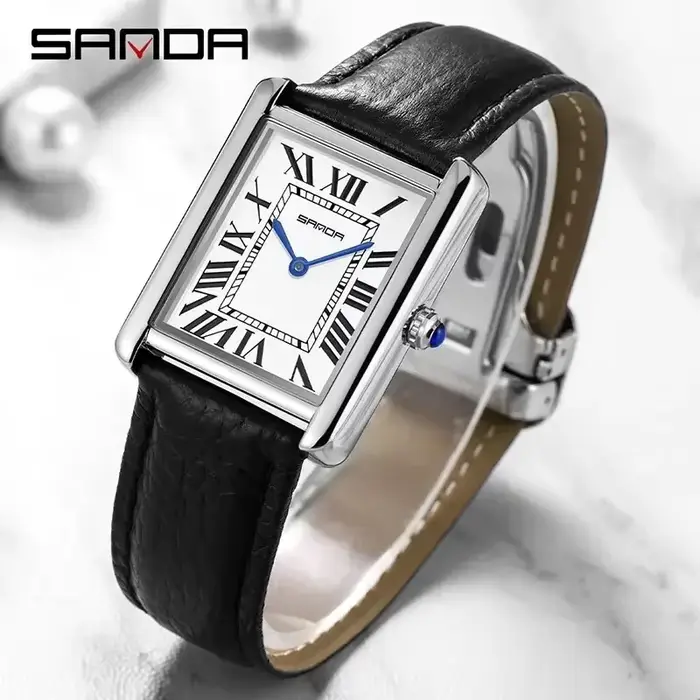 Montres à quartz de luxe SANDA 9031/1108 pour couple