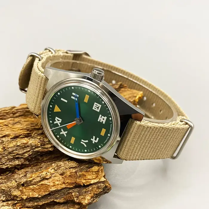 PHANTOM – montre mécanique à remontage manuel pour hommes, montre d'affaires rétro de 36mm, classique et Simple pour Couple, 7120