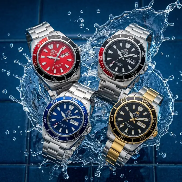 Montre de plongée Orient 200M étanche pour homme