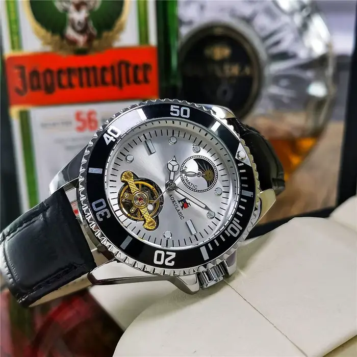 Montre mécanique pour hommes de la série Luxe