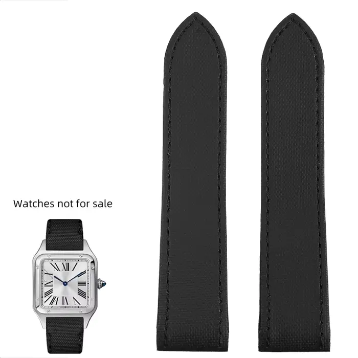 Bracelet de montre en cuir pour homme, bracelet en nylon, bracelet en cuir Mars Cirhide, possède une