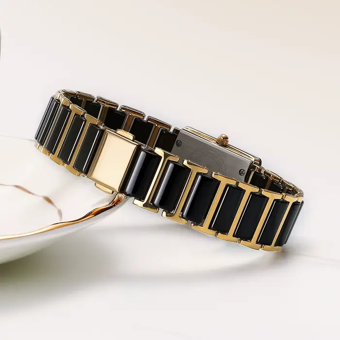 Montre Femme BERNY Céramique Quartz Design Original pour Occasions Spéciales Elégante et Polyvalente