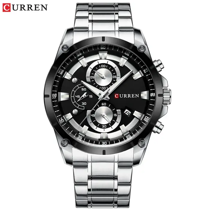 Montres pour hommes, marque de luxe haut de gamme CURREN