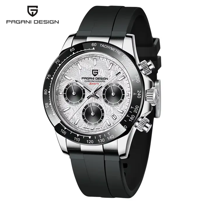 PAGANI DESIGN – montre à Quartz élégante et digne pour hommes, luxueuse, précieuse, avec tachymètre 