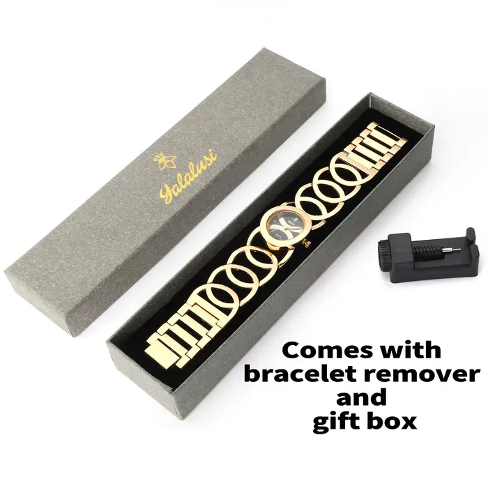 Montre-bracelet tendance pour femme : une montre à quartz luxueuse