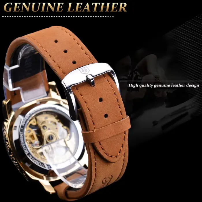 Montre mécanique entièrement automatique pour homme