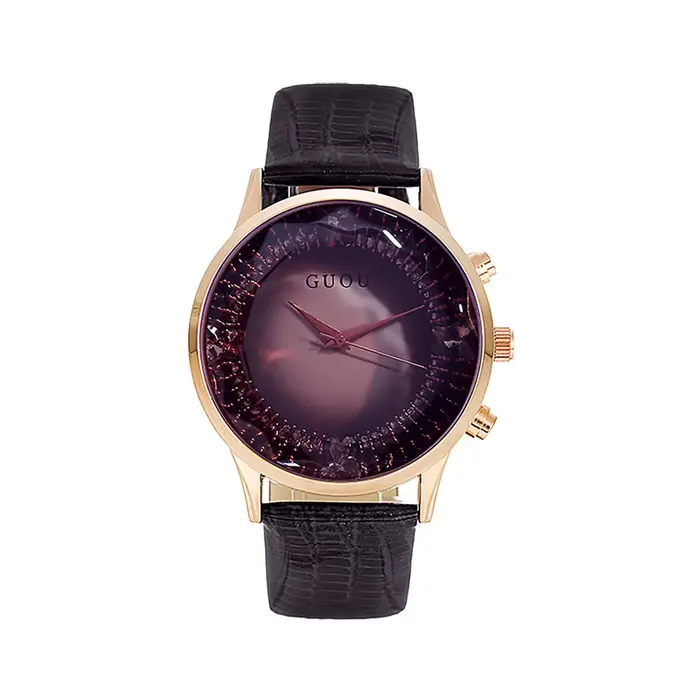 Nouvelle sélection de montres pour femmes élégantes et tendance quartz bracelets en cuir bronze café rose occasions spéciales
