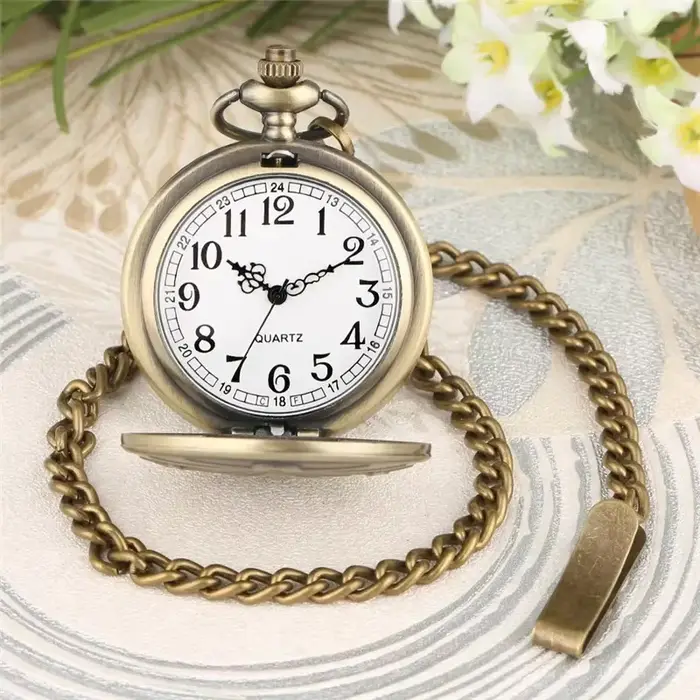 Montre Steampunk Masons pour homme et femme montre de poche vintage rétro avec chaîne pour occasions spéciales artisanat construction