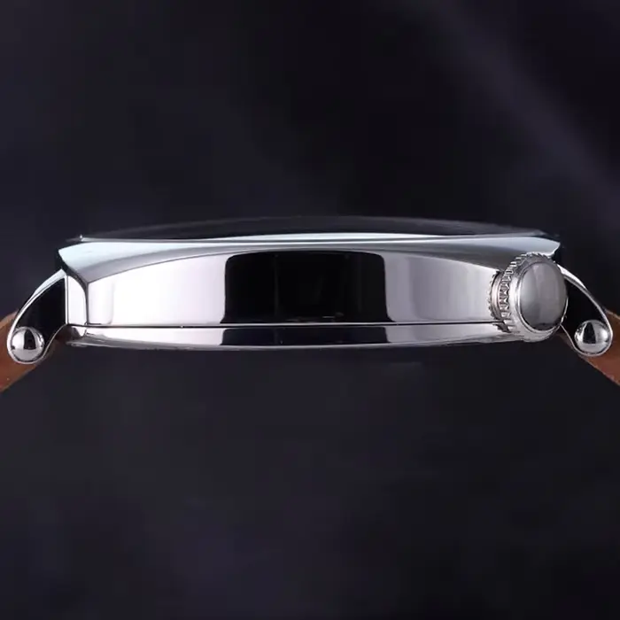 Baltany Quartz 1921 montres homme S4072 montres-bracelets à rappel abordables saphir cristal