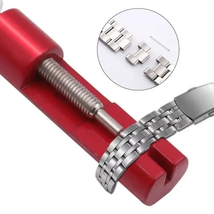 Outil de démontage de maillons de bracelet de montre en alliage d'aluminium