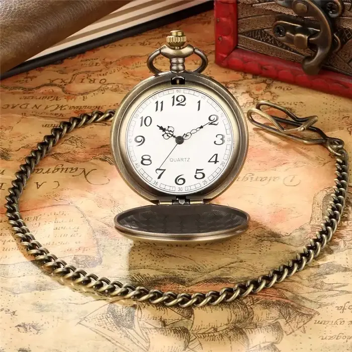 Montre de poche analogique à Quartz pour hommes