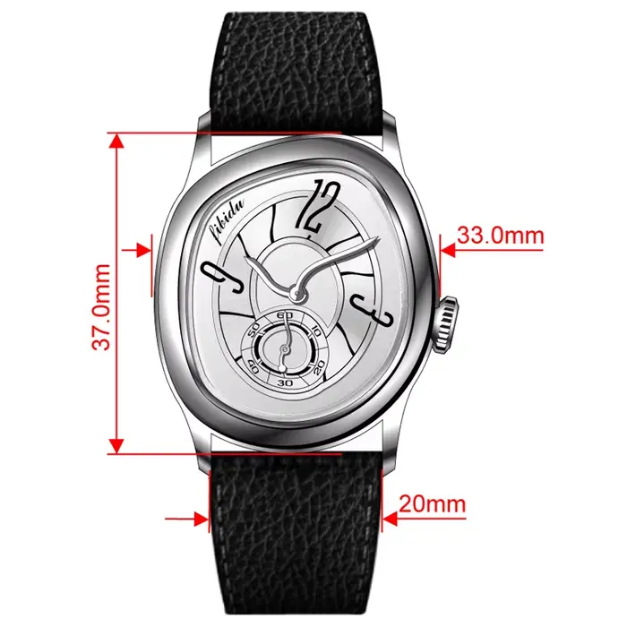 Série innovante de montres à quartz de forme spéciale avec mouvement chinois