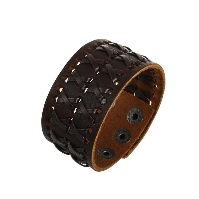 Bracelet en cuir tendance pour hommes