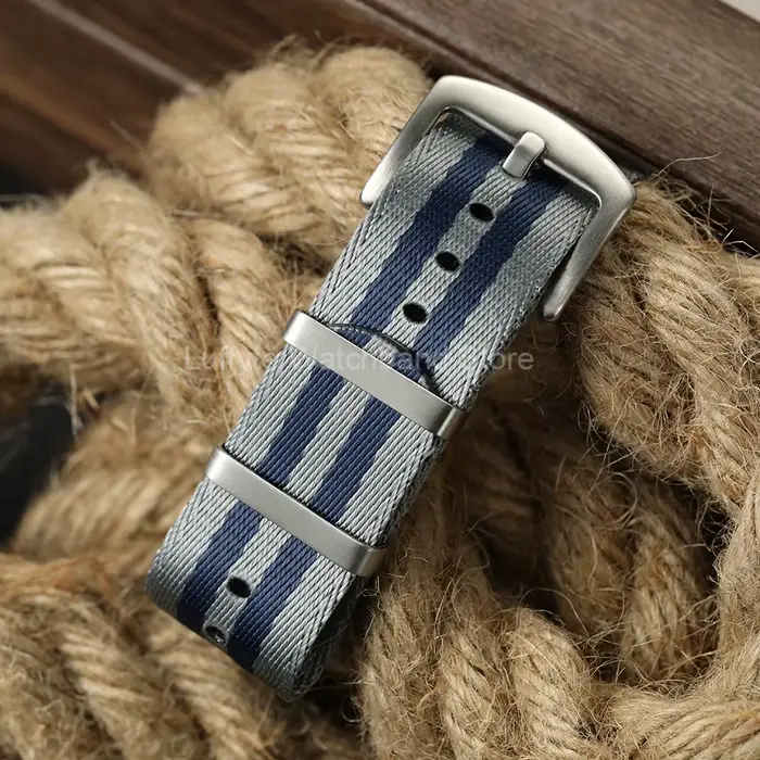 Bracelet de montre en nylon souple 20mm 22mm pour homme