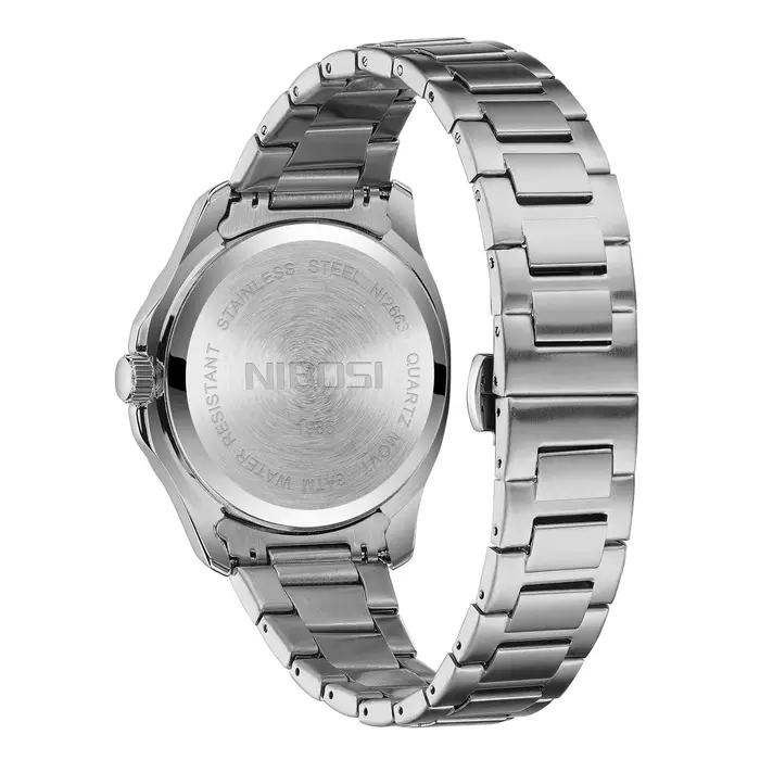Montre AQUANAUT de NIBOSI pour Hommes Montre de Sport Étanche avec Chronomètre et Calendrier Lumineux Occasions Spéciales Robuste Minimaliste