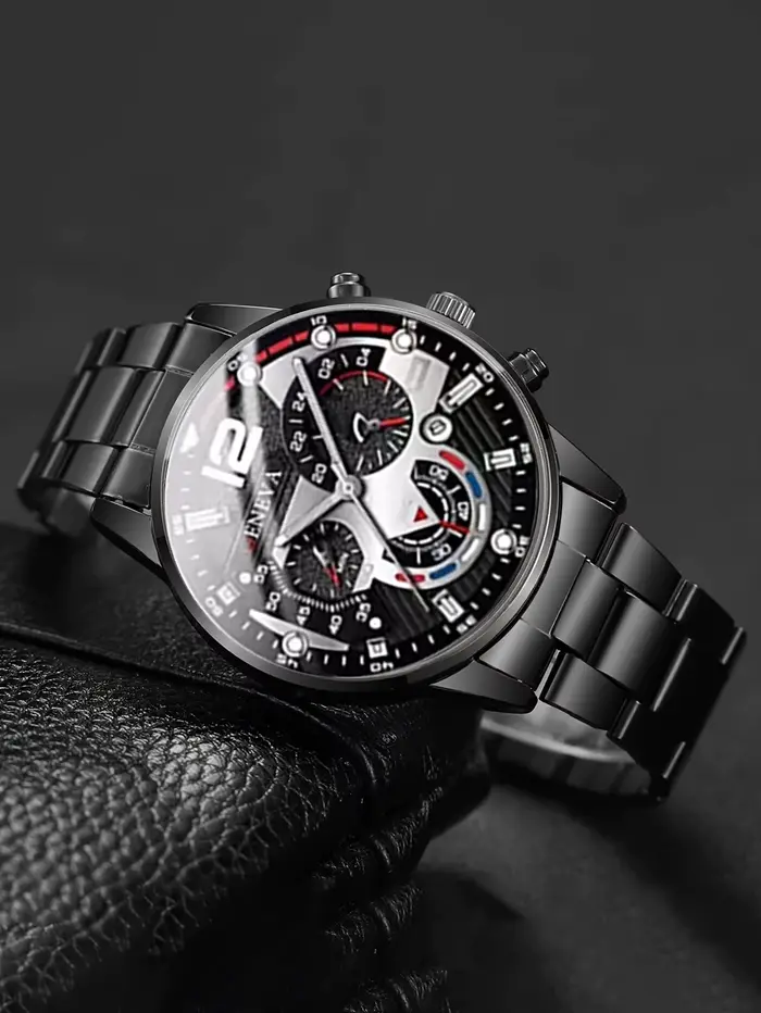 Ensemble de montre à Quartz tendance pour hommes
