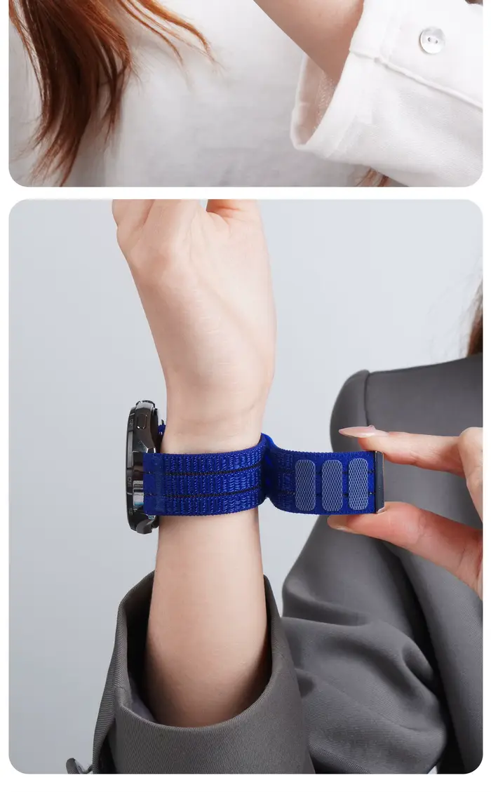 Bracelet en nylon respirant pour montre connectée HUAWEI Watch Fit 5/5 Pro/4/4 Pro/3