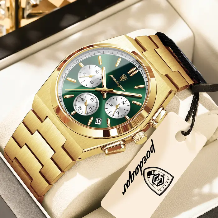 Montre chronographe pour homme POEDAGAR