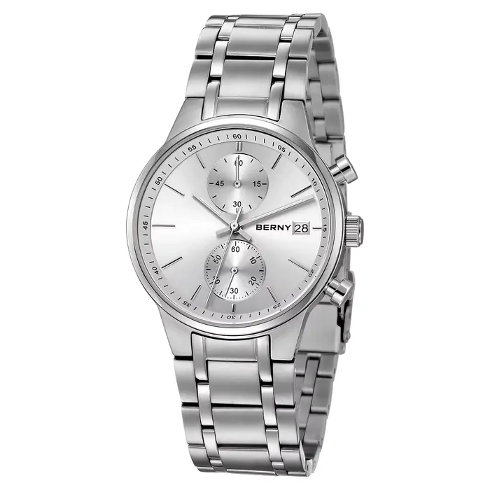 Montre BERNY 2285VM Sport Quartz avec Fonction Calendrier et Résistance à l'Eau pour Hommes Occasions Spéciales