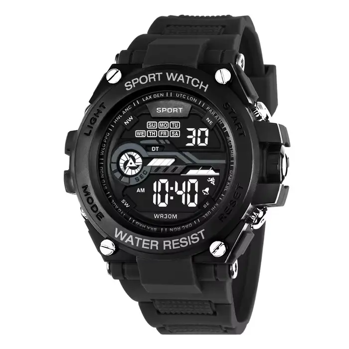 YIKAZE montre de Sport pour hommes étanche homme montres de Sport multifonction LED montre militaire