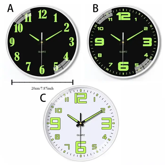 Horloge murale silencieuse à quartz pour la décoration du salon