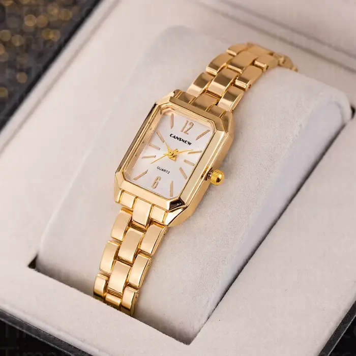 Montre à quartz d'affaires élégante pour femmes