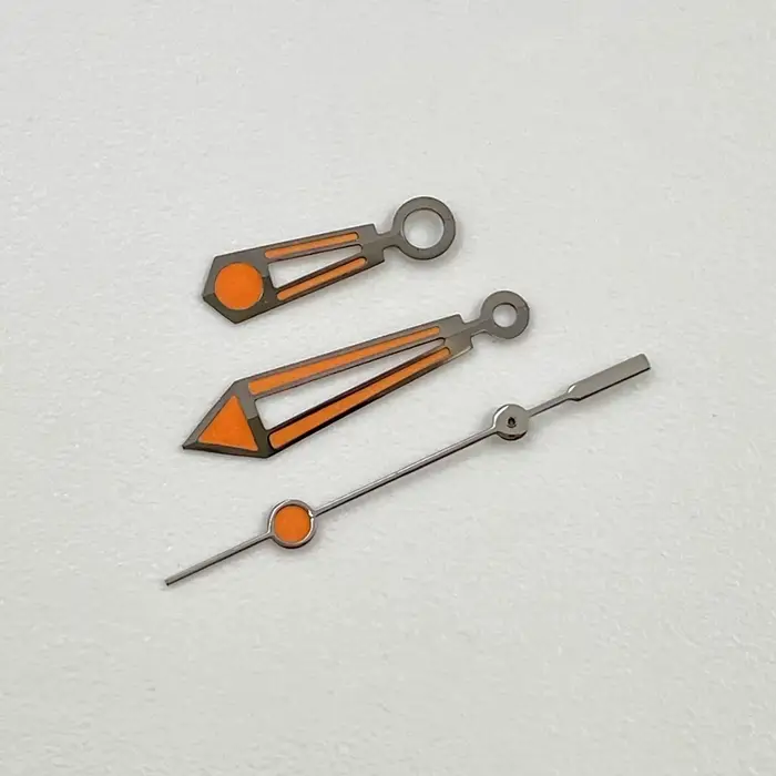 Aiguilles de montre colorées 8.65x12.9x14mm