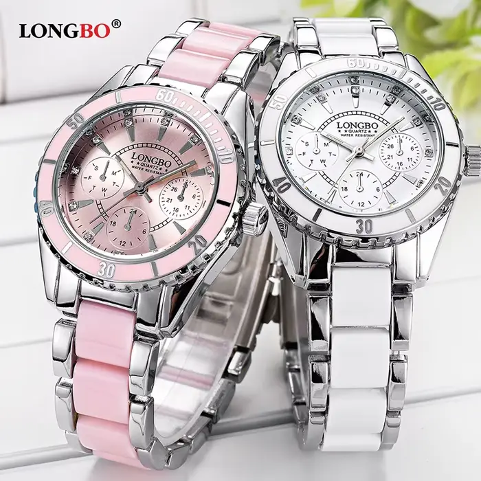 LONGBO – montre-Bracelet en céramique et alliage pour femmes