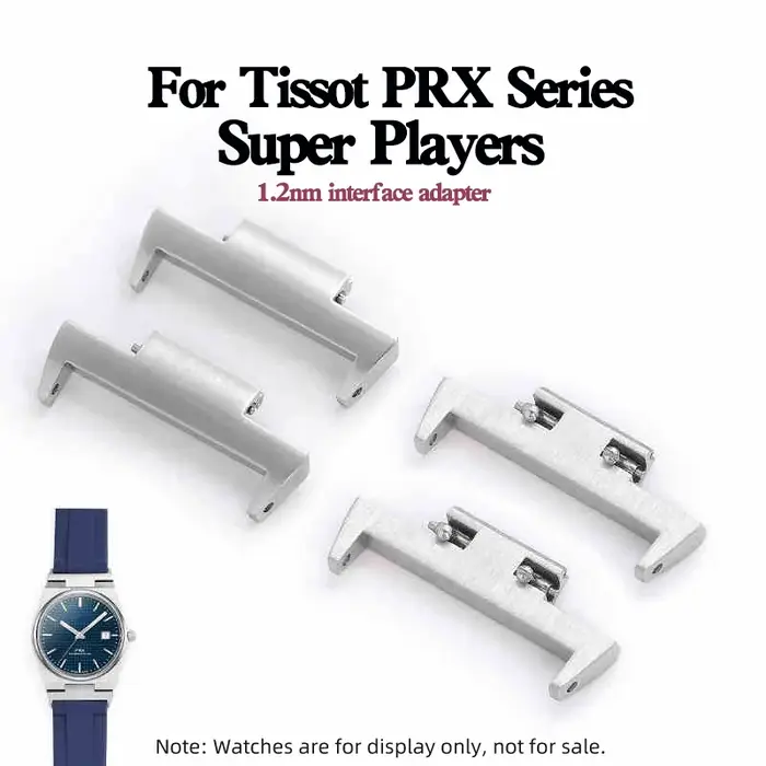 Adaptateur de montre Nexuiz pour Tissot PRX 12mm tête à dégagement rapide en laiton pour montres Tissot Super Player T137.407 occasions spéciales