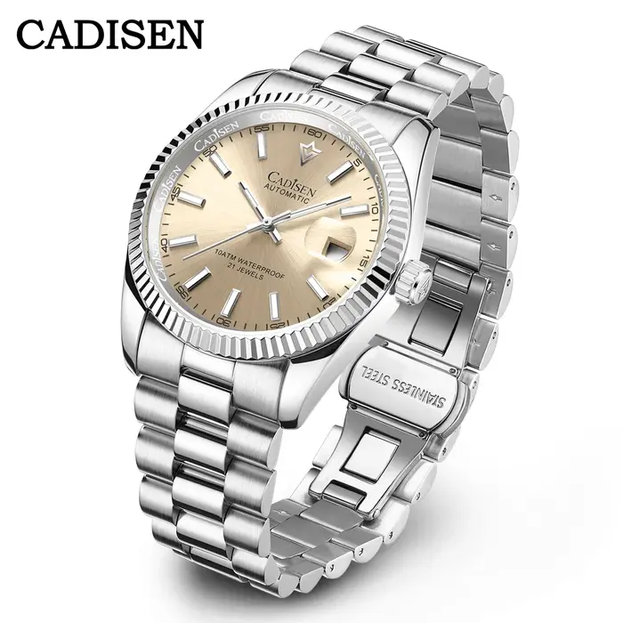 Cadisen-Montre mécanique automatique pour homme