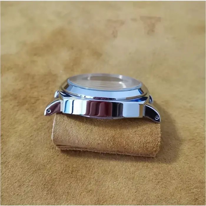 44mm SION L En Acier Inoxydable Poli 6497 Boîtier napGlass Ou Saphir Clip Fit ETA 6497/6498 ST3600/3