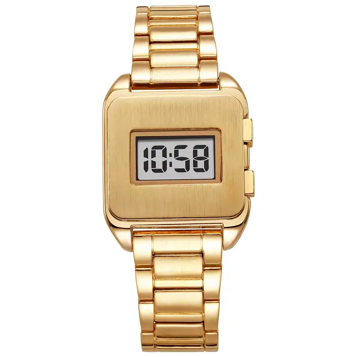 Montre électronique numérique simple pour homme, chiffres arabes, affichage de l'heure visible, idéa