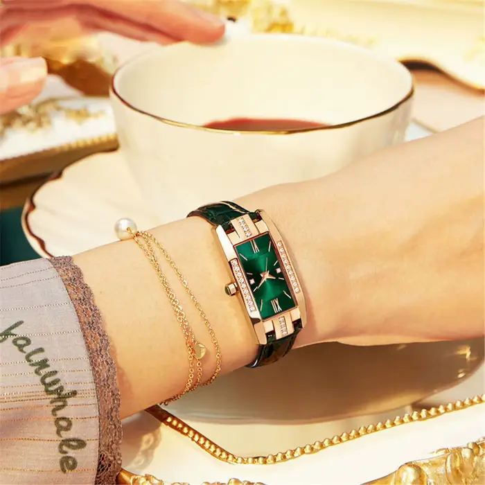 Montre à Quartz en diamant pour femmes