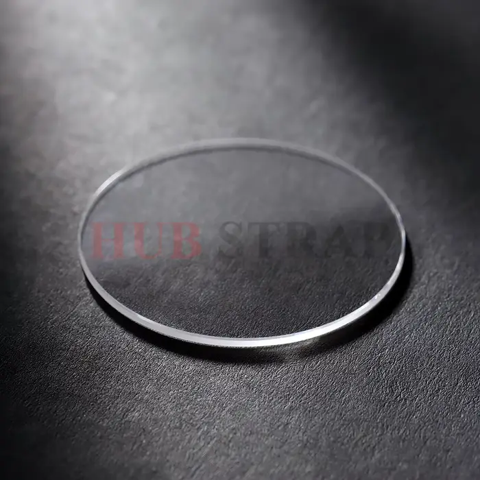 Montre ronde en saphir plat verre trempé facile à installer pour femmes et hommes occasions spéciales quartz mécanique analogique