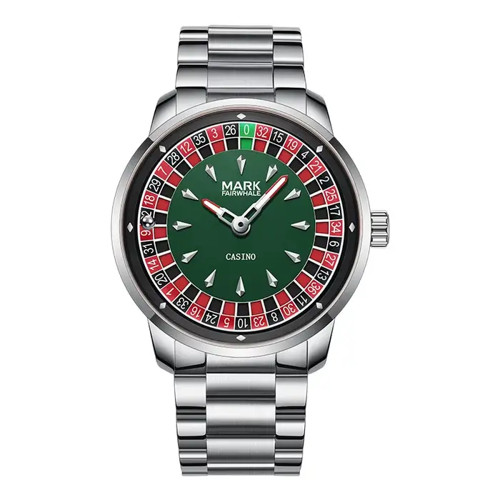 Mark Fairwhale 5031 nouvelle montre à Quartz pour hommes de marque supérieure cadran numérique rotatif divertissement