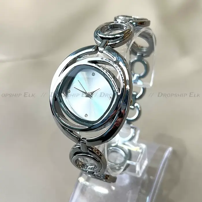 Montre-Bracelet en or classique de luxe pour femmes montres de mode Bracelet en alliage cadran rond