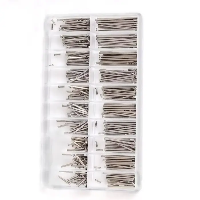 Kit de réparation de bracelets de montre avec vis à rivets barres à ressort et goupilles à maillons en céramique pour réparer et personnaliser montres unisexes adultes