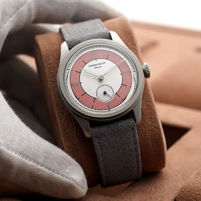 Montre MERKUR Vintage Sector Montre de Plongée Style Mode Casier Rond Mouvement Manuelle Résistance à l'Eau 50m Occasions Spéciales
