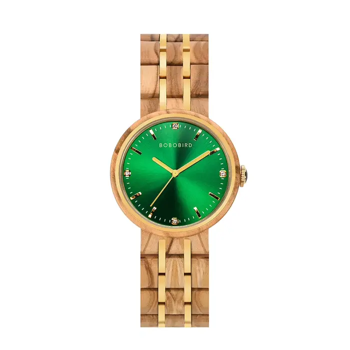 BOBO BIRD-Montre-bracelet en bois pour femme, mouvement à quartz japonais, montre-bracelet tendance 