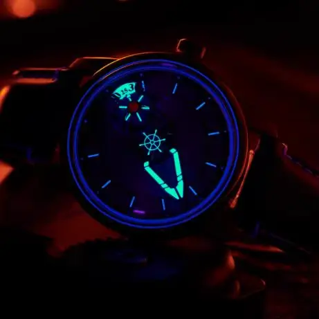 Montre automatique pour hommes OBLVLO avec mouvement manivelle mécanique et résistance à l'eau de 50m pour occasions formelles et informelles