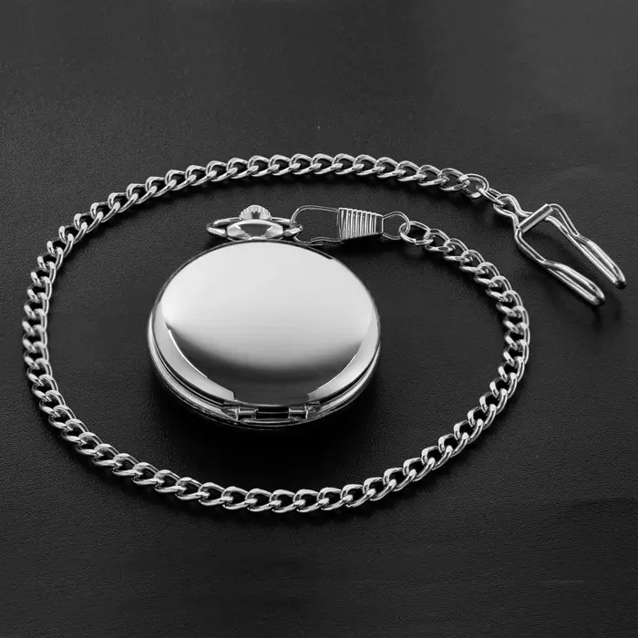 Montre de poche à Quartz lisse