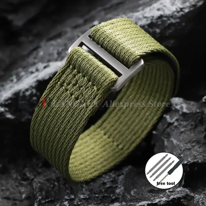Bracelet de montre en Nylon 20mm 22mm pour Tudor pour Seiko