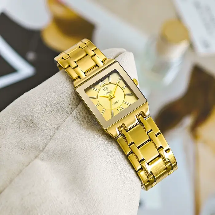 Montre-bracelet Liebig en acier inoxydable élégante pour homme et femme résistante à l'eau pour diverses occasions spéciales
