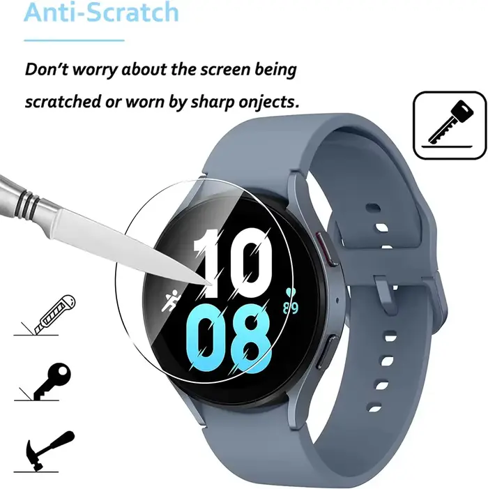Film de protection en verre trempé pour Samsung Galaxy Watch 6 5 4 40mm 44mm classique occasions spéciales