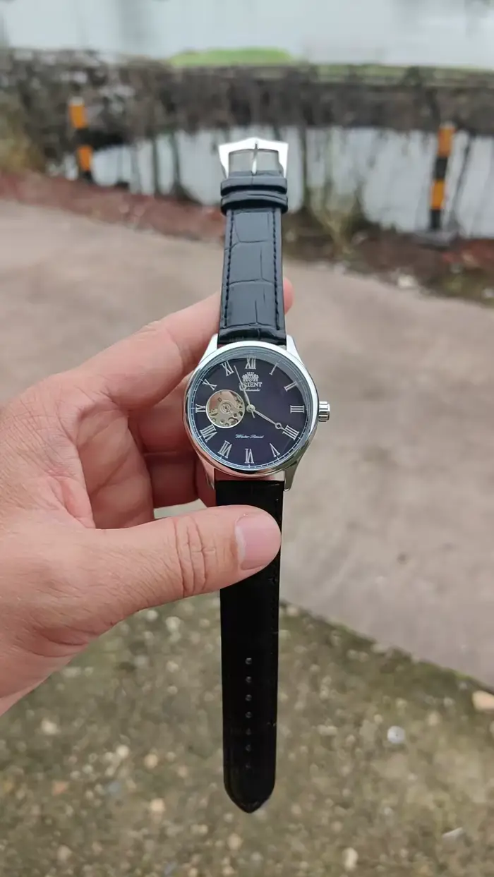 Montre squelette mécanique DFDG avec toutes les fonctions, heure mondiale, style minimaliste orienta