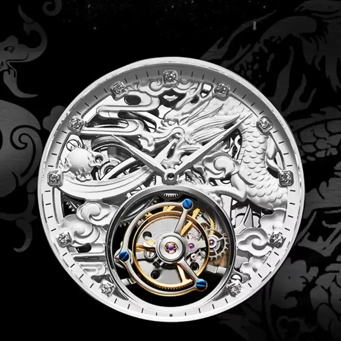 Montre Aesop Tourbillon Edition Limitée Squelette Automatique Hommes Occasions Spéciales