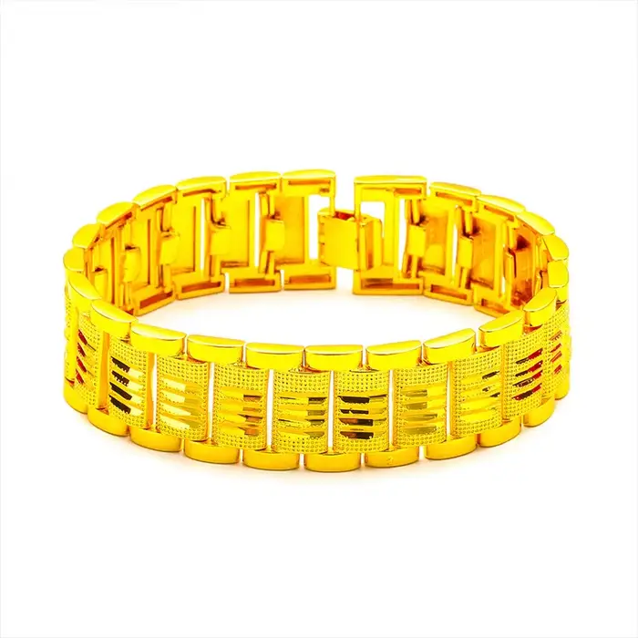 Bracelet Boss en or véritable 24 carats 9999