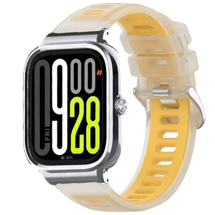 Bracelet en Silicone + cadre métallique pour montre intelligente Redmi 4/5