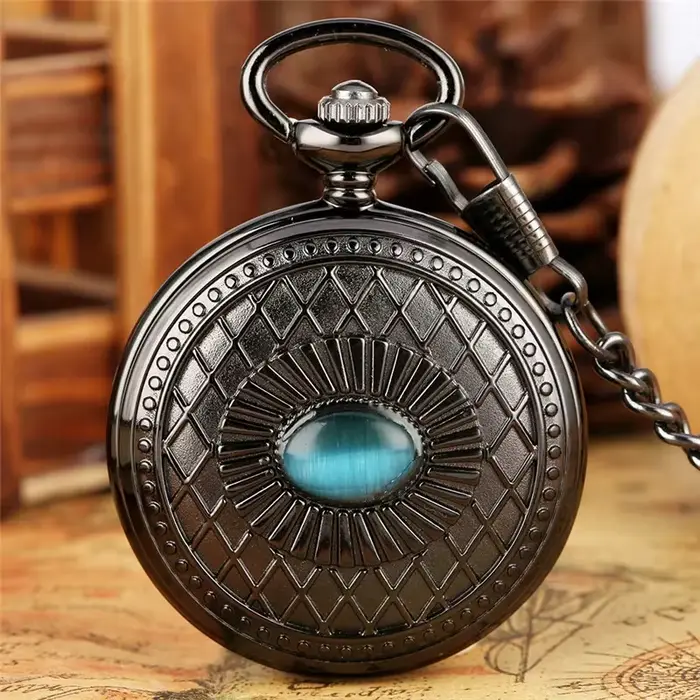 Montre à gousset — Steampunk – montre de poche mécanique à remontage manuel pour hommes et femmes, d